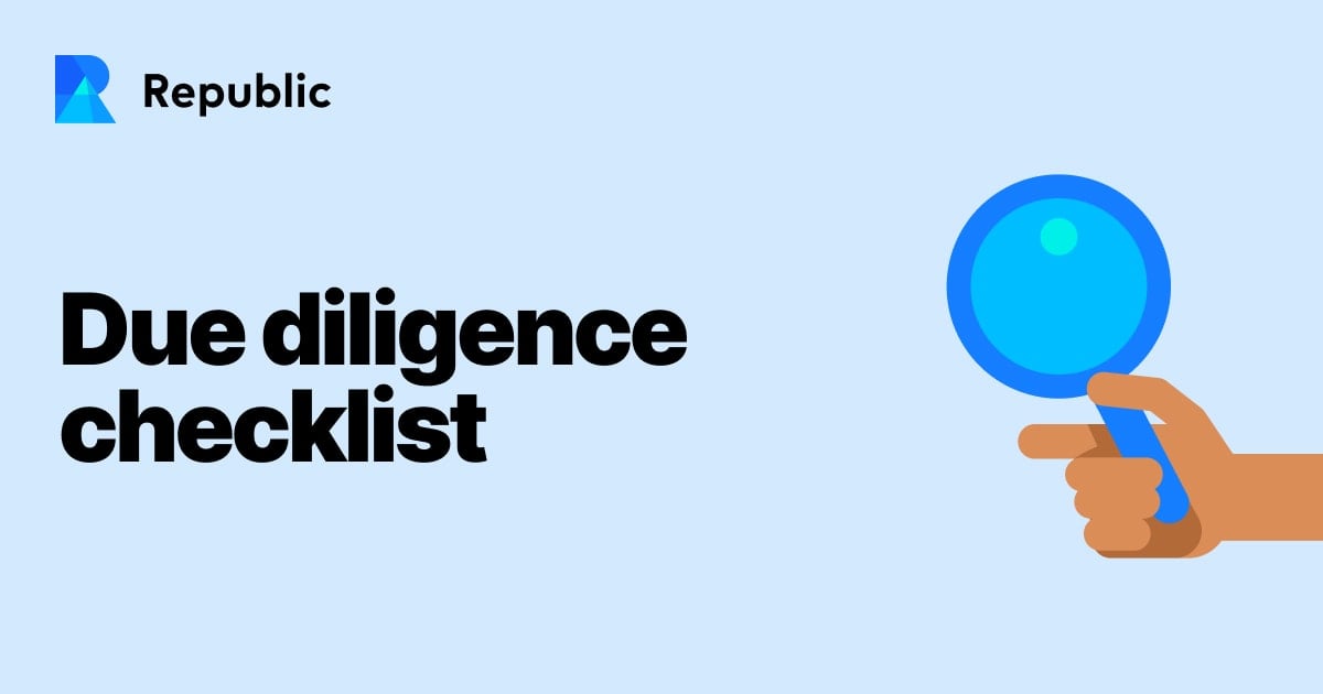 How It Works — Due Diligence Checklist — Republic